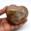 Coeur en calcite bleue - 12