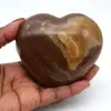Coeur en calcite bleue - 13