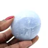 Galet en calcite bleue - 0