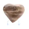 Coeur en pierre de lune noire - 2