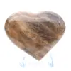 Coeur en pierre de lune noire - 6