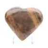 Coeur en pierre de lune noire - 7