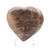 Coeur en pierre de lune noire - 13