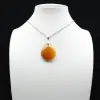 Pendentif goutte en cornaline - 0