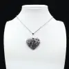 Pendentif Cœur en Lépidolite - 0