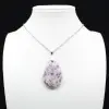 Pendentif Goutte en Lépidolite - 0