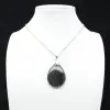 Pendentif goutte en labradorite - 0