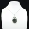 Pendentif goutte en labradorite - 0