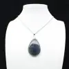 Pendentif goutte en labradorite - 0