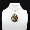 Pendentif goutte en jaspe impérial - 7