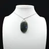 Pendentif ovale en Labradorite - 6