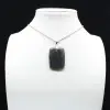 Pendentif rectangle en labradorite - 0