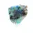 Tranche en pierre d’Azurite Malachite authentique pour décoration