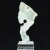 Pierre d’Aragonite verte naturelle en tranche - 1