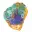 Minéral brut Azurite Malachite — 13