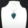 Pendentif en Apatite Bleue de Madagascar - Pierre Naturelle - 8
