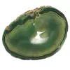 Tranche d'agate verte naturelle – Pièce décorative 250 g - 3