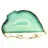 Agate verte Brésil – Tranche polie de 190 g