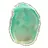 Agate verte du Brésil tranchée – Pierre 215 g