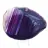 Tranche d'Agate du Brésil Teintée Violette pour Collection