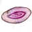 Plaque de Minéral Agate Violette, Origine Brésilienne