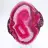 Tranche d’agate naturelle teinté rose
