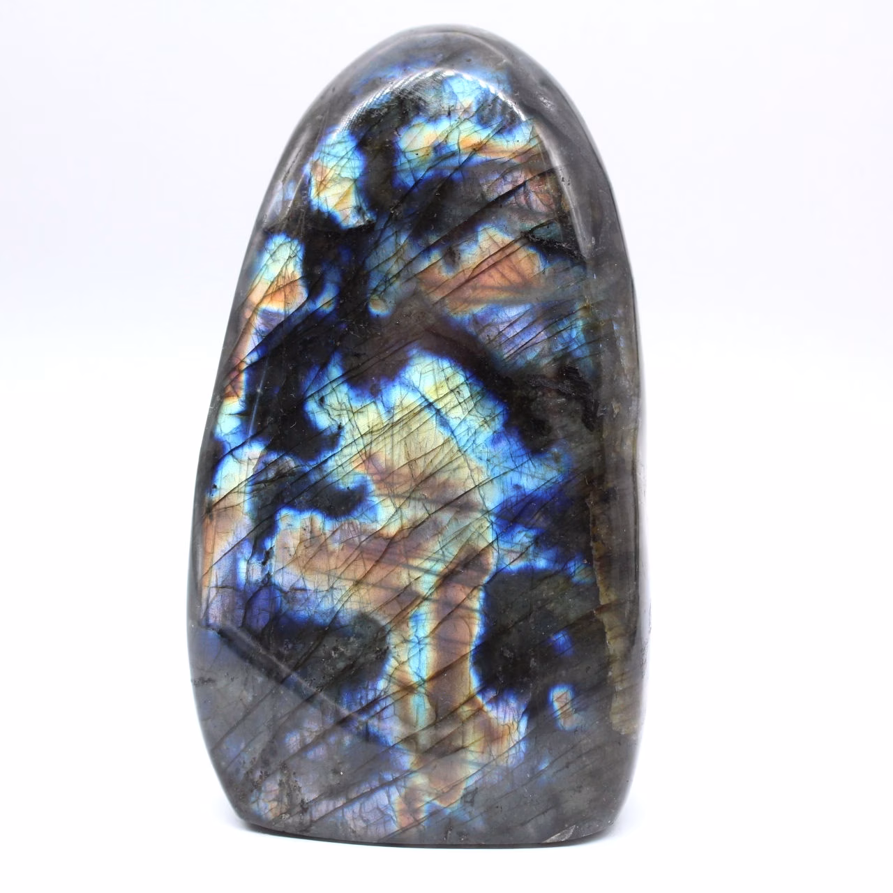 Pierre Polie Labradorite Malgache pour Décoration et Collection