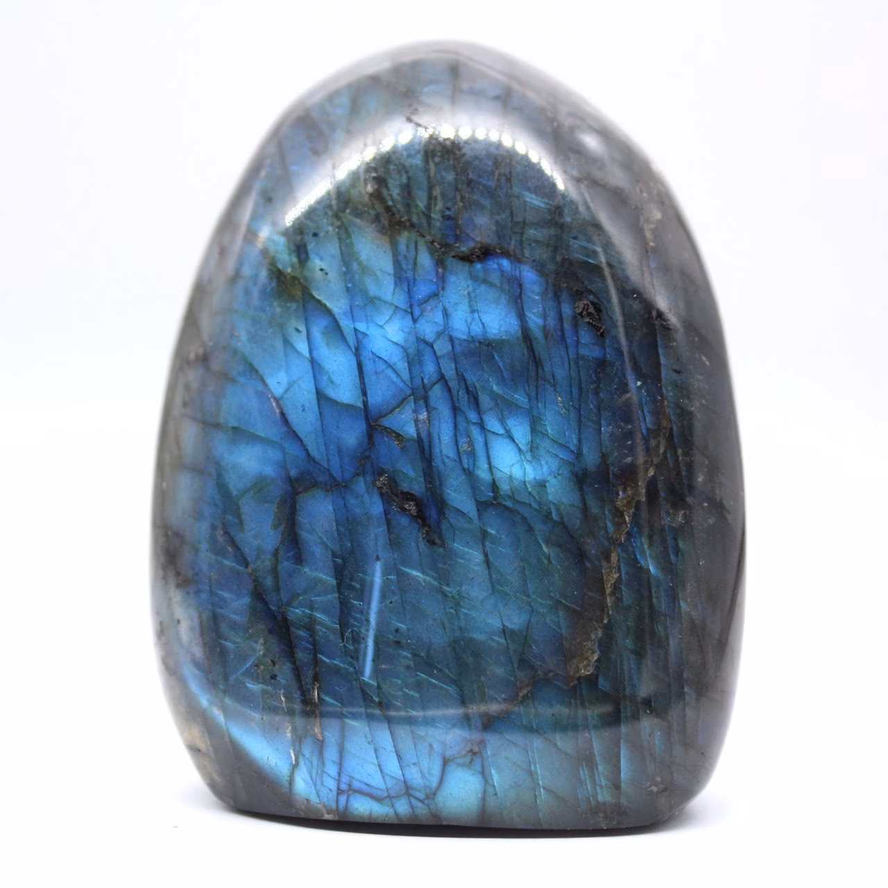Minéral Labradorite de Madagascar en Forme Libre d'Ornement