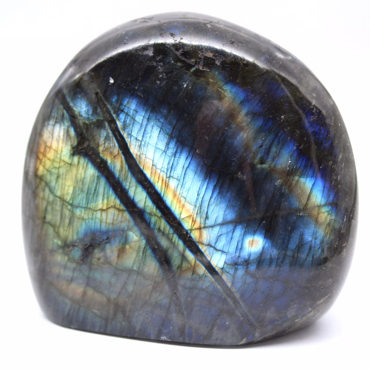 Forme Libre d'Ornement en Labradorite de Madagascar