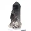 Cristal de quartz morion du Brésil sur socle acrylique, collection - 2