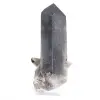 Cristal de quartz morion du Brésil sur socle acrylique, collection - 6