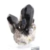 Quartz morion noir du Brésil, cristal unique avec socle acrylique - 5