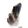 Fin cristal de quartz morion brésilien sur socle, à collectionner - 5
