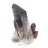 Fin cristal de quartz morion brésilien sur socle, à collectionner