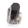 Quartz morion du Brésil, cristal noir naturel monté sur socle - 3
