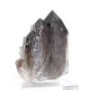 Quartz morion du Brésil, cristal noir naturel monté sur socle - 5