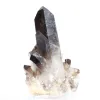 Cristal de quartz noir morion, origine Brésil, livré avec socle - 5