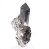 Pointe de quartz morion du Brésil à poser, montée sur socle - 3