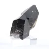 Petit cristal de quartz morion naturel du Brésil sur socle acrylique - 2
