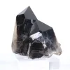 Petit cristal de quartz morion naturel du Brésil sur socle acrylique - 3