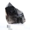 Petit cristal de quartz morion naturel du Brésil sur socle acrylique - 4