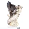 Quartz morion du Brésil, cristal sombre sur socle en acrylique - 2