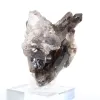 Cristal de quartz morion d'origine brésilienne, présentoir acrylique - 6