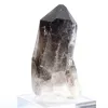 Petit quartz morion cristallisé du Brésil, présenté avec son socle - 6