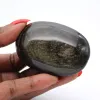 Galet poli d’obsidienne dorée mexicaine, spécimen de 70 g - 0