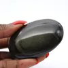 Obsidienne dorée du Mexique, galet de collection de 80 g - 0