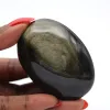 Obsidienne dorée du Mexique en galet poli, poids 80 g - 0