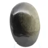 Galet d’obsidienne dorée du Mexique, format compact de 75 g - 2