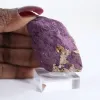 Purpurite brute portugaise – Spécimen minéralogique sur socle - 1