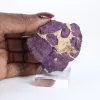 Purpurite du Portugal brute – Échantillon naturel sur socle - 1